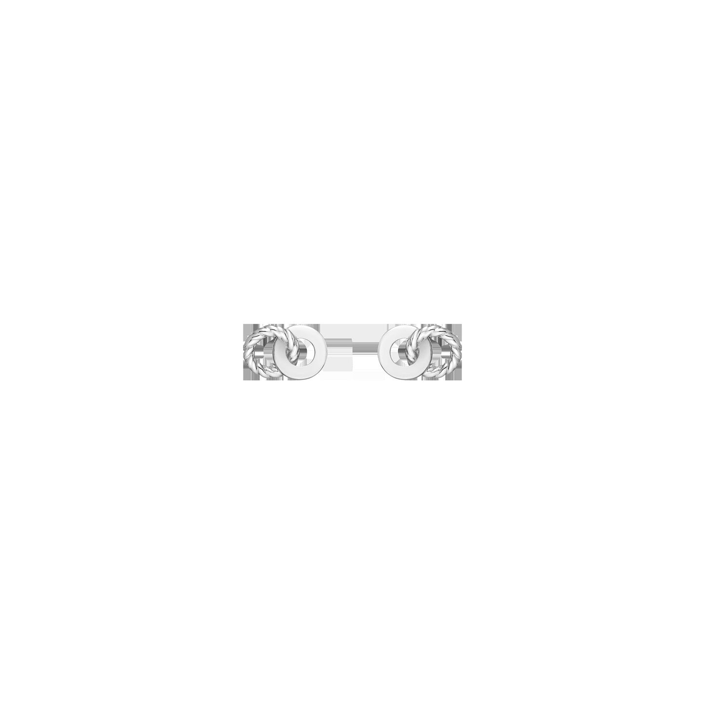 Twist Connection Stud Earrings
