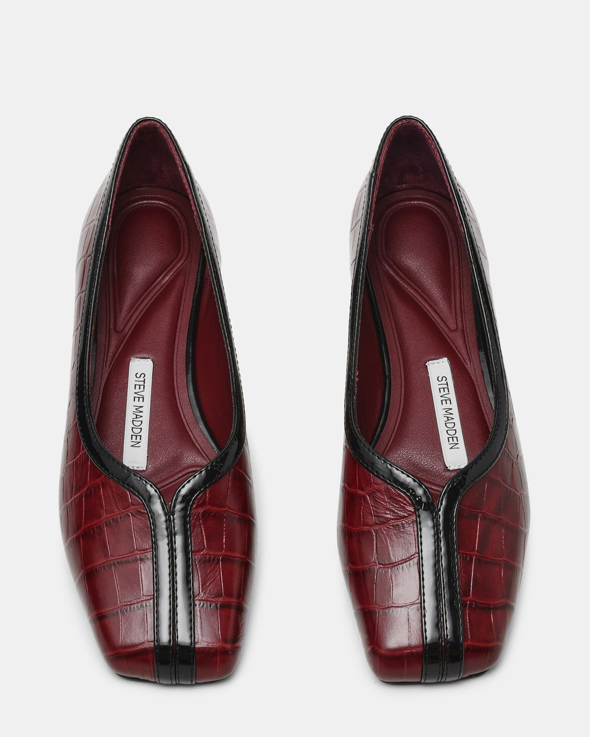 DORELIA BURGUNDY CROCODILE LEATHER