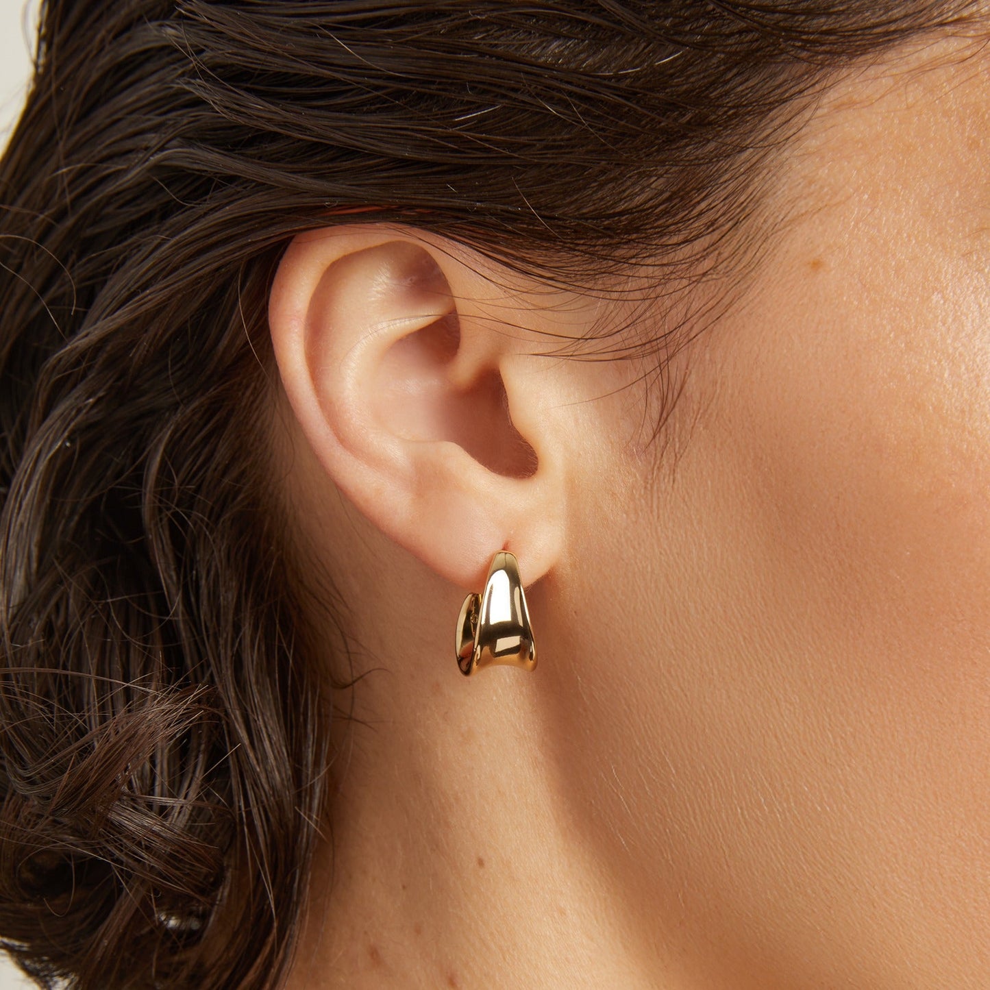 Curve Hoop Earrings