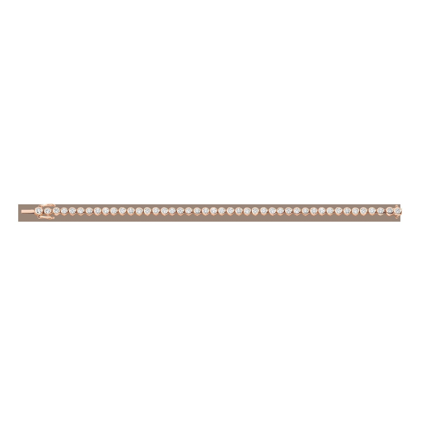 Lab Grown Diamond Bezel Tennis Bracelet