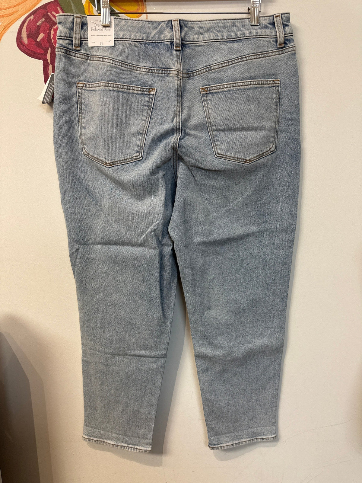 New Talbots Everyday Relaxed 28" Inseam Jeans, 14
