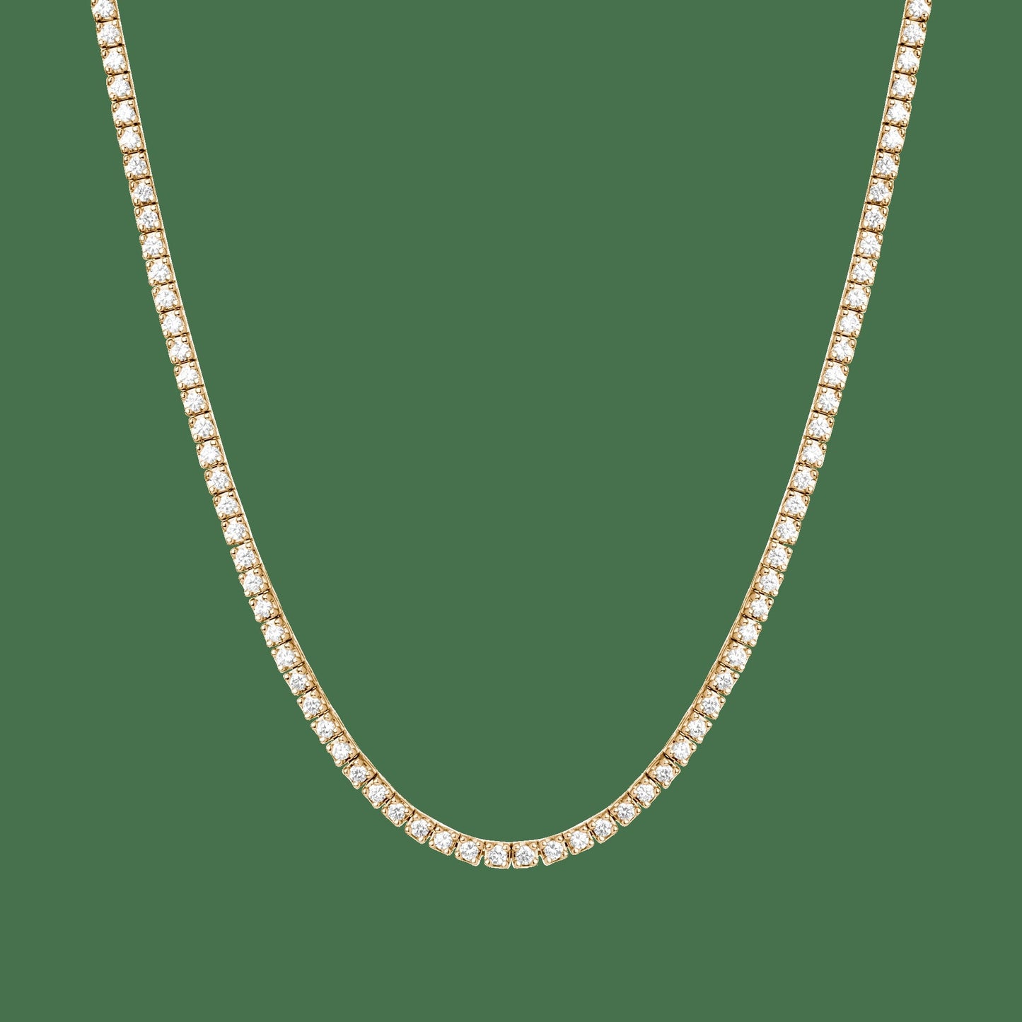 Classic Lab Grown Diamond Tennis Necklace