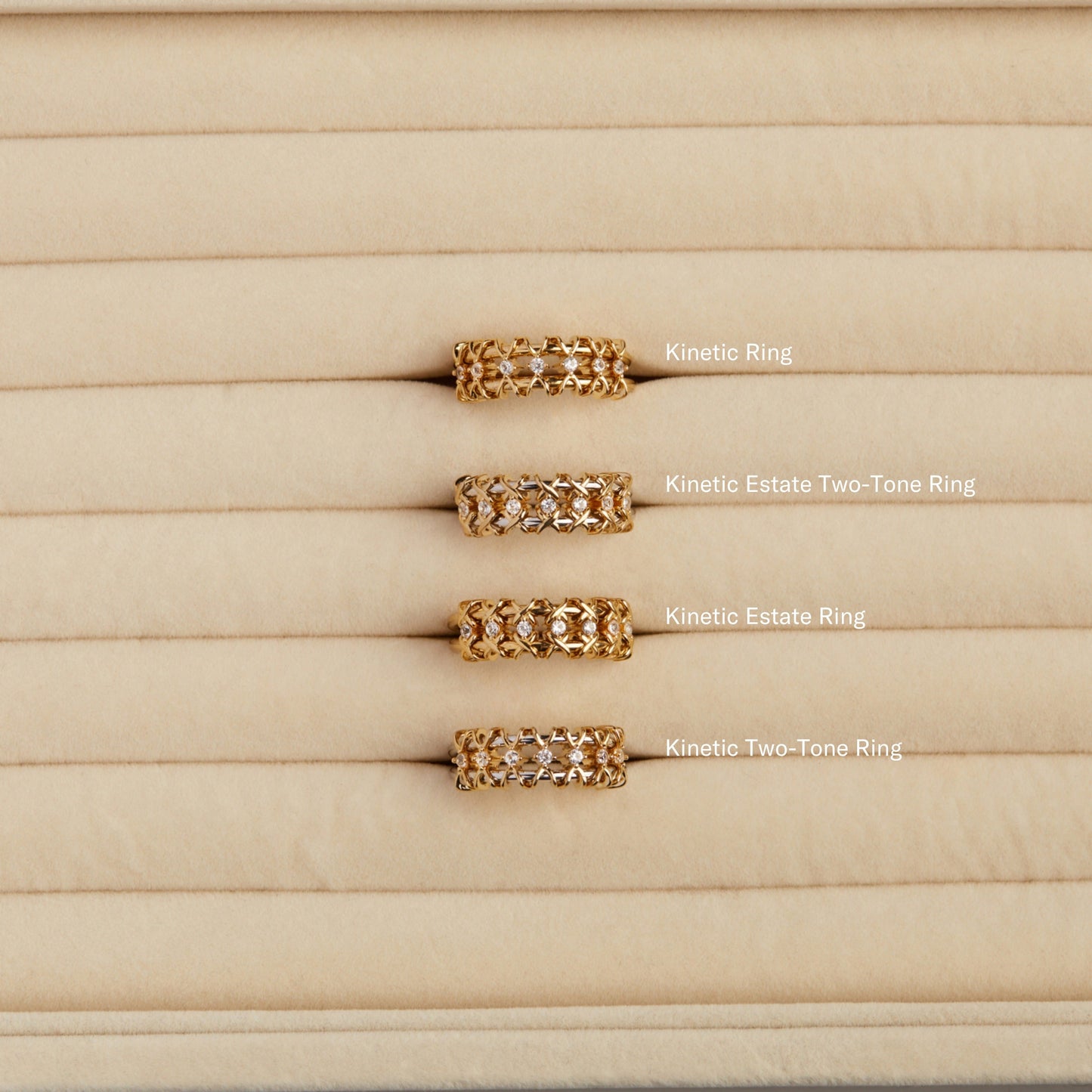 Kinetic Estate Two-Tone Ring