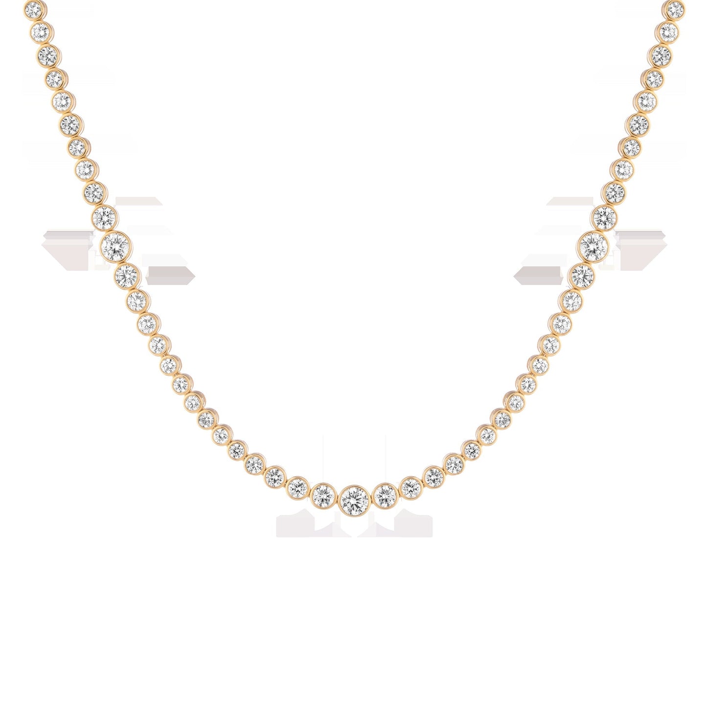10ct Multi Graduated Lab Grown Diamond Tennis Necklace