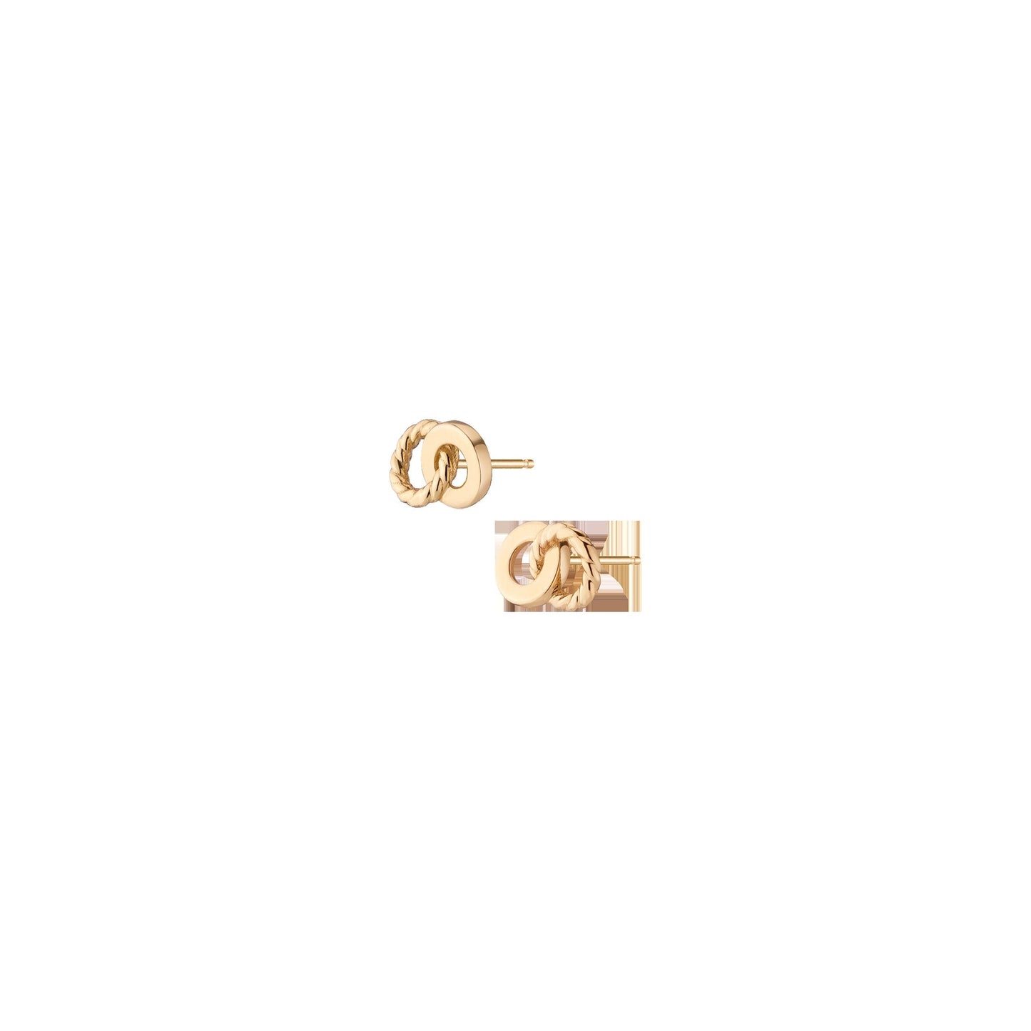 Twist Connection Stud Earrings