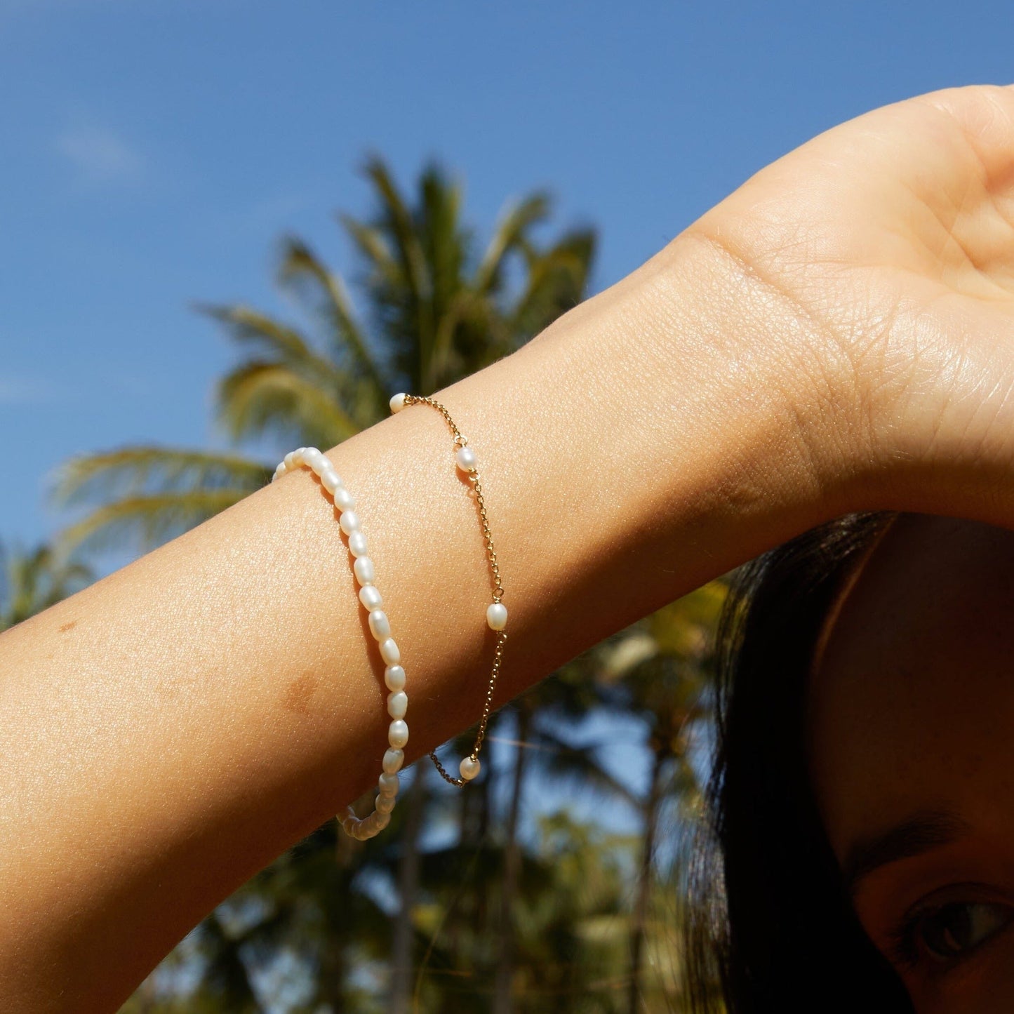 Organic Pearl Bracelet