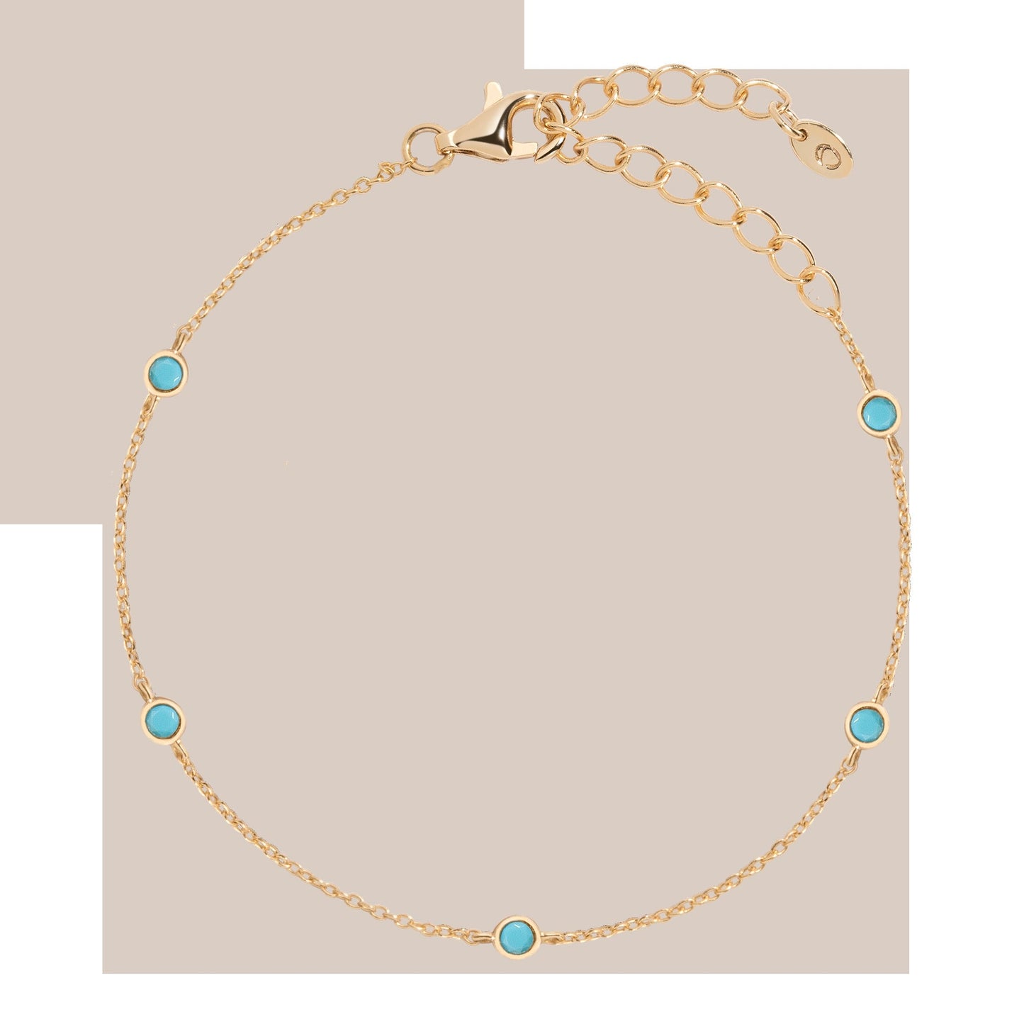 Aurate x Frye: Turquoise Station Bracelet