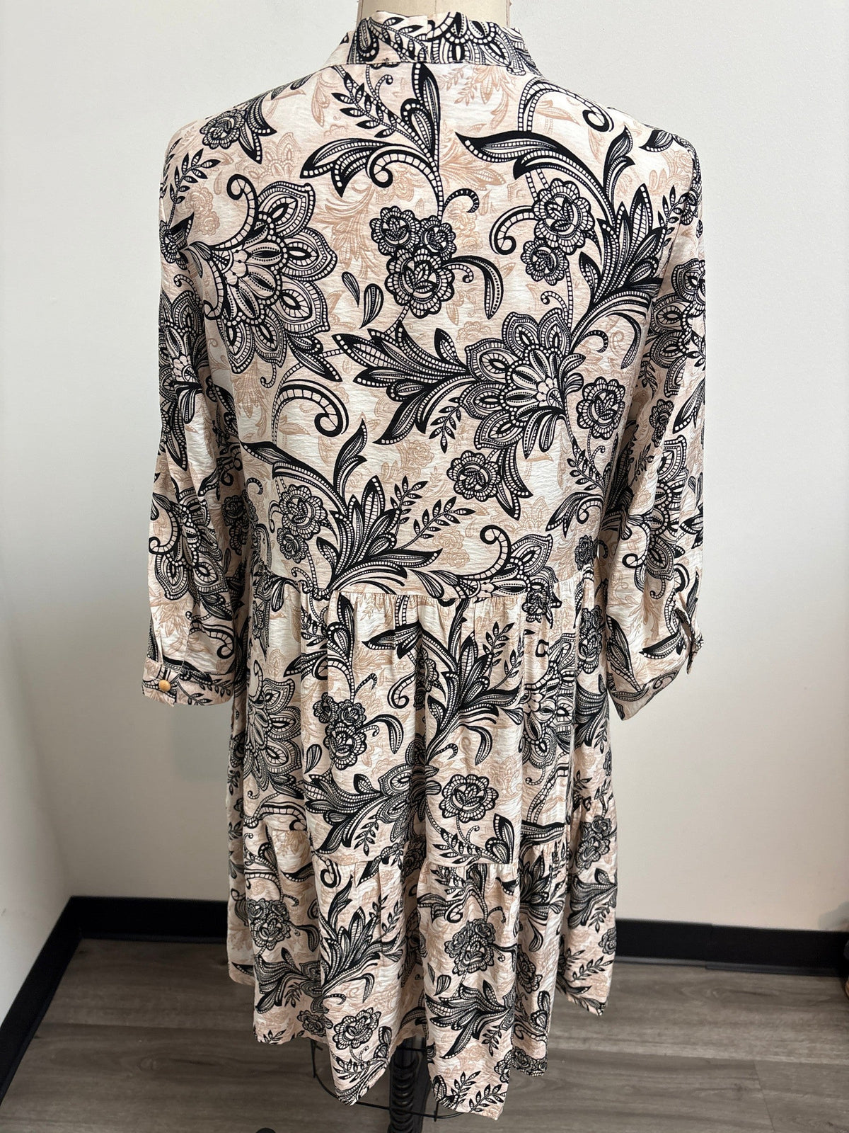 Rachel Zoe Tan/Black Dress, M