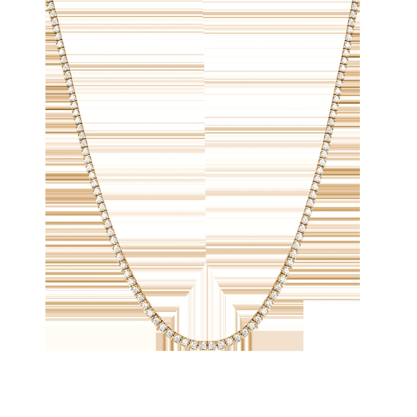 Classic Diamond Tennis Necklace