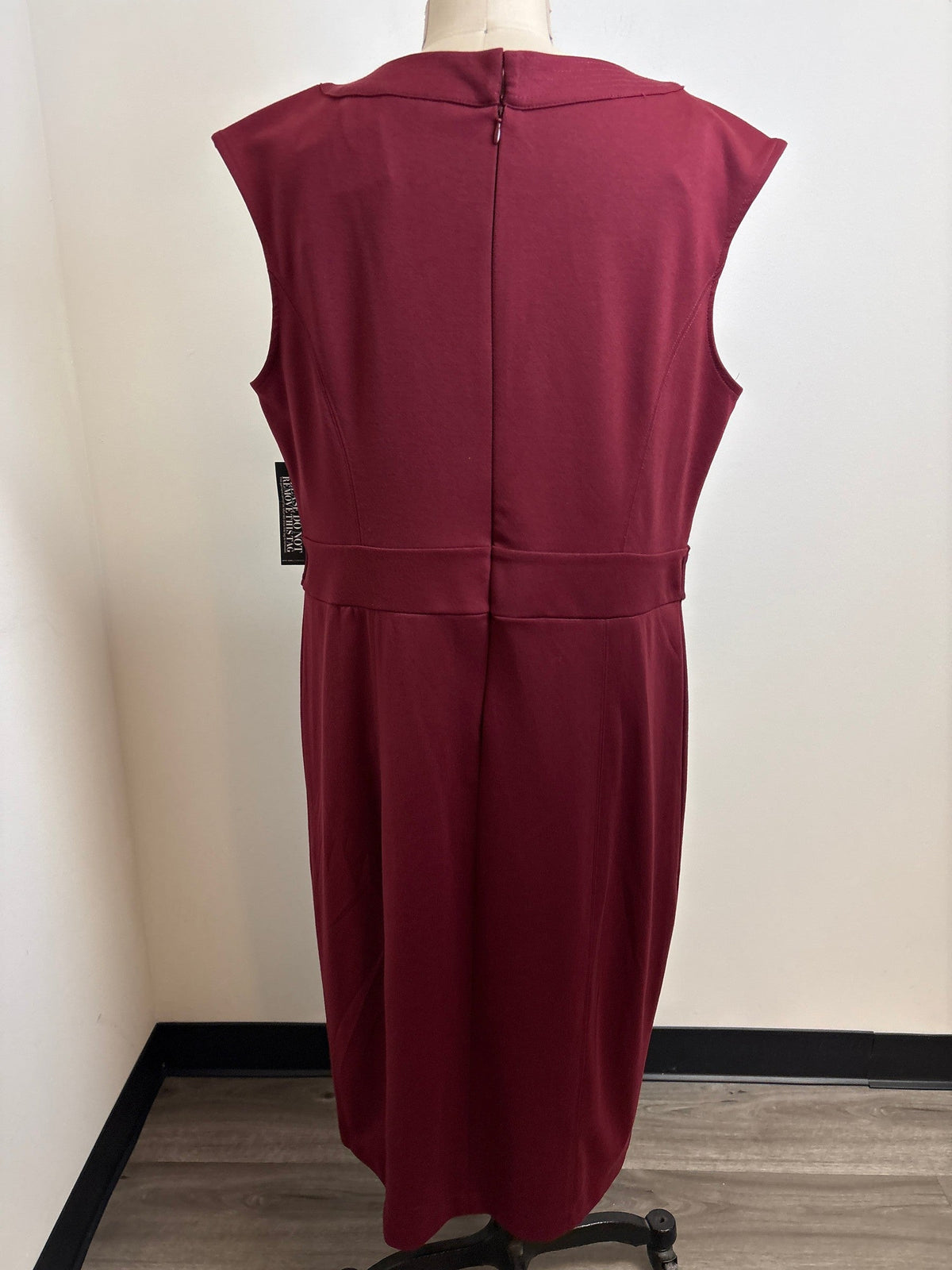 New New York & Co Burgundy Dress, XL