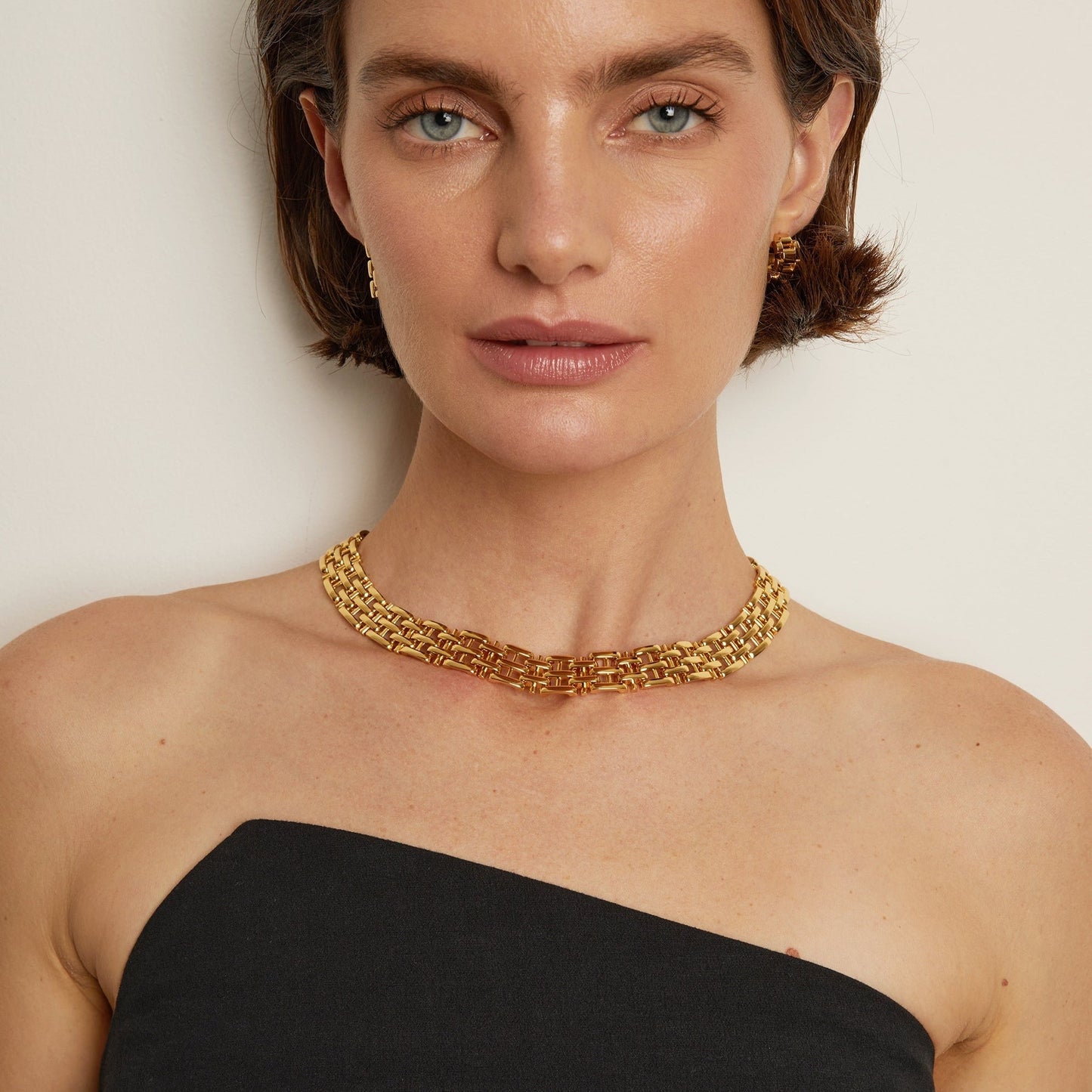 Panther Chain Link Necklace
