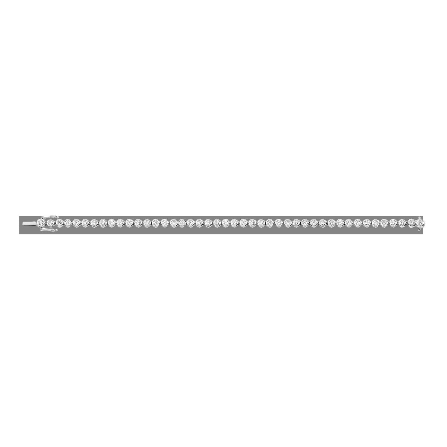 Lab Grown Diamond Bezel Tennis Bracelet
