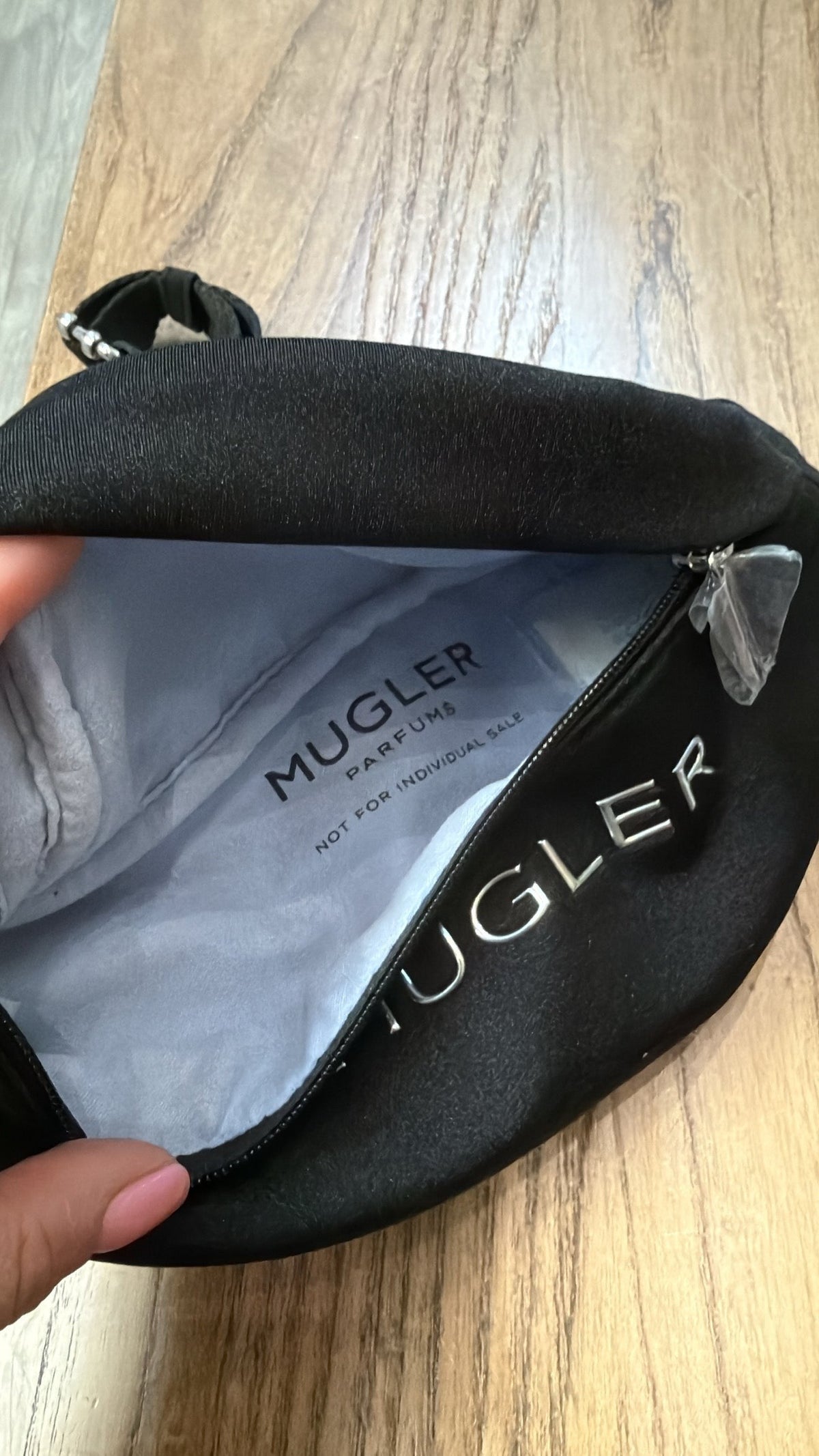 New Mugler Black Belt Bag