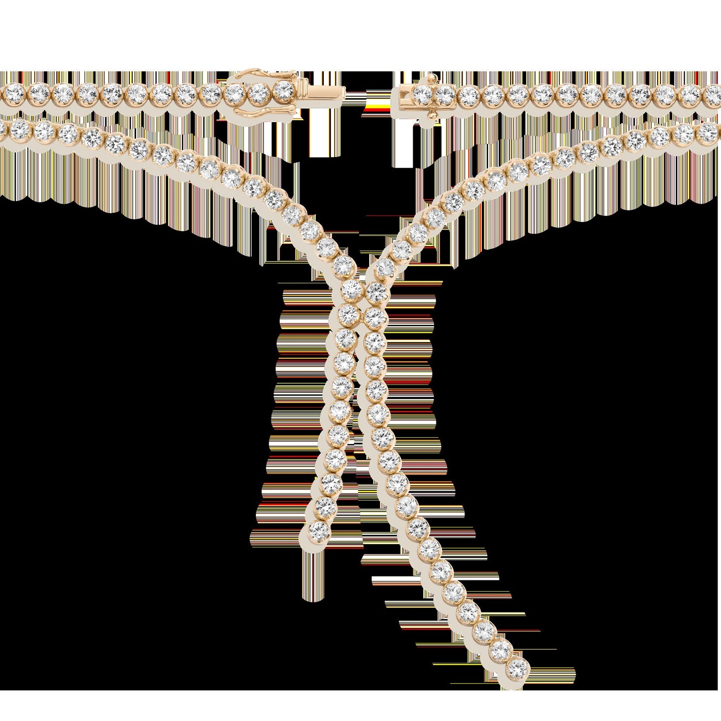 Aurate x Marilyn Monroe: Birth of a Star Tennis Necklace
