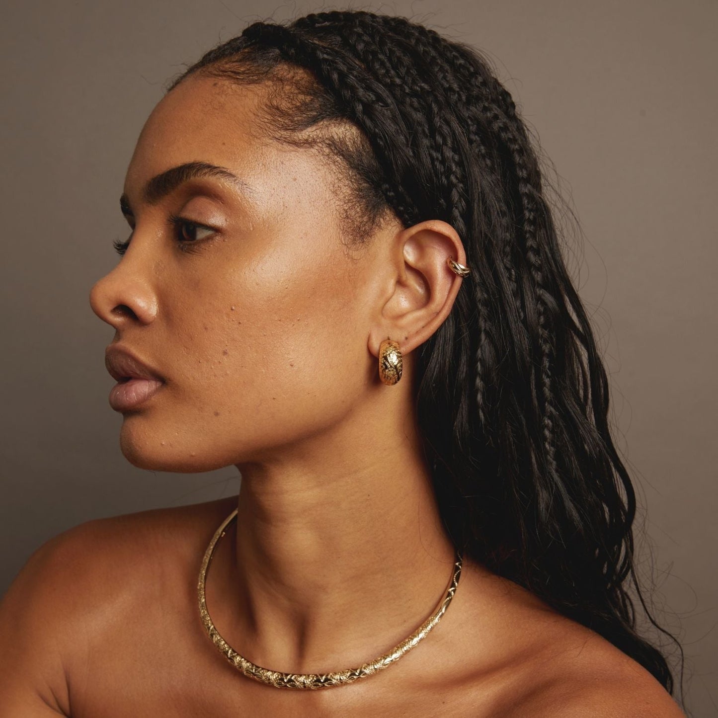 Aurate x Frye: Western Stitch Ear Cuff