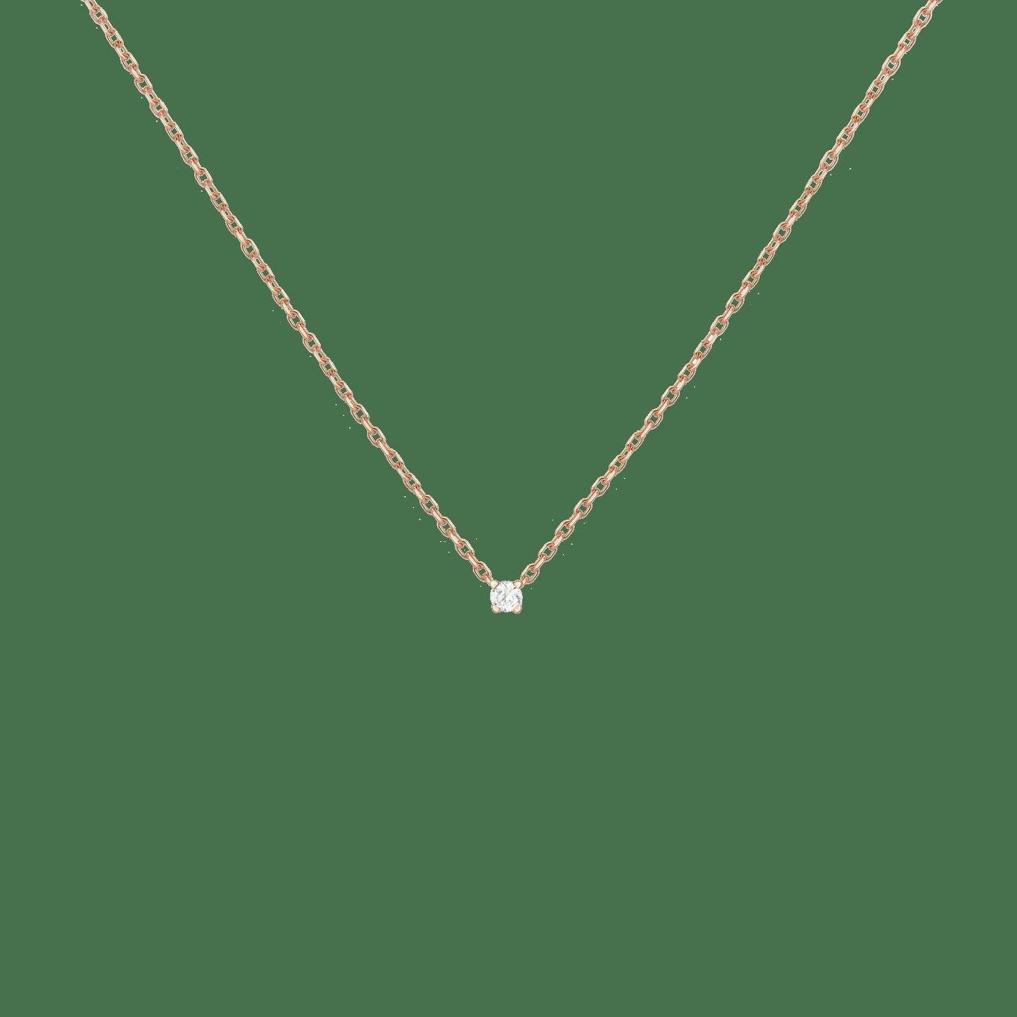 Lab Grown Diamond Solitaire Necklace