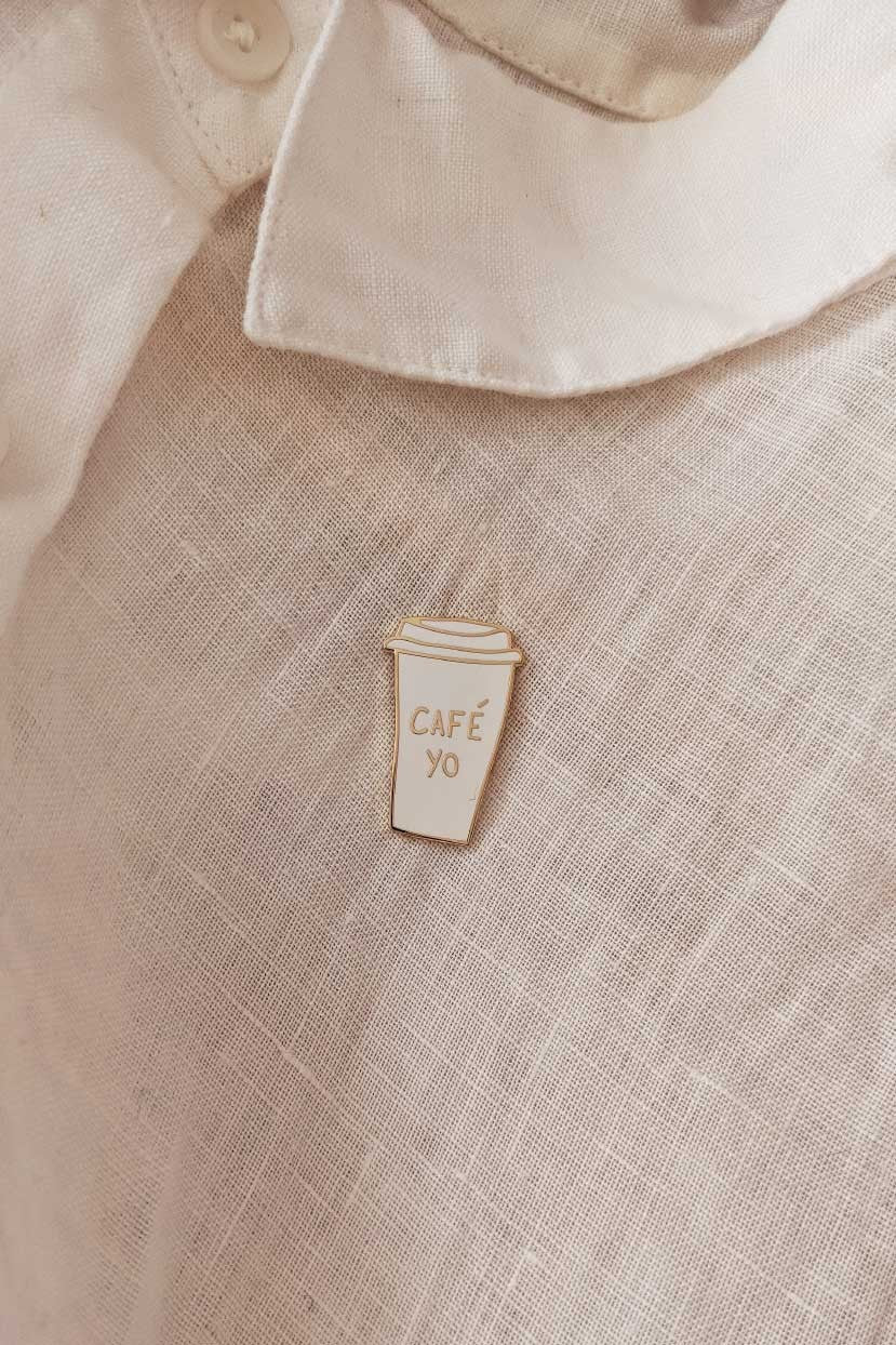 Café Yo Enamel pin