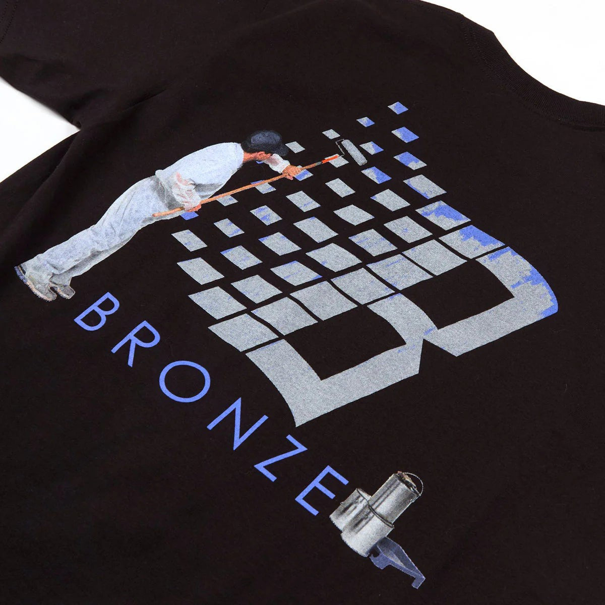 BRONZE 56K - ROLLER LOGO TEE BLACK