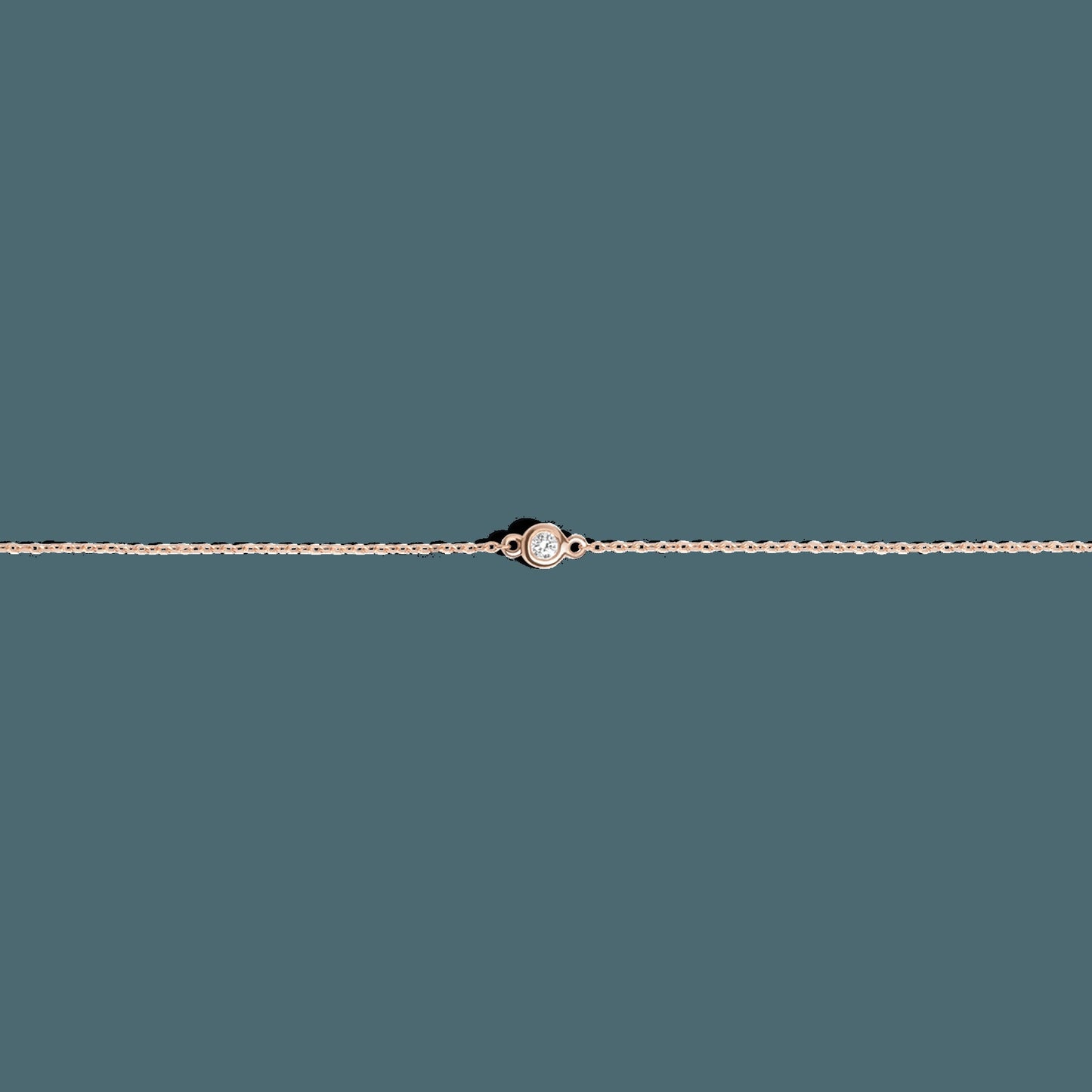 Mini Diamond Bezel Bracelet