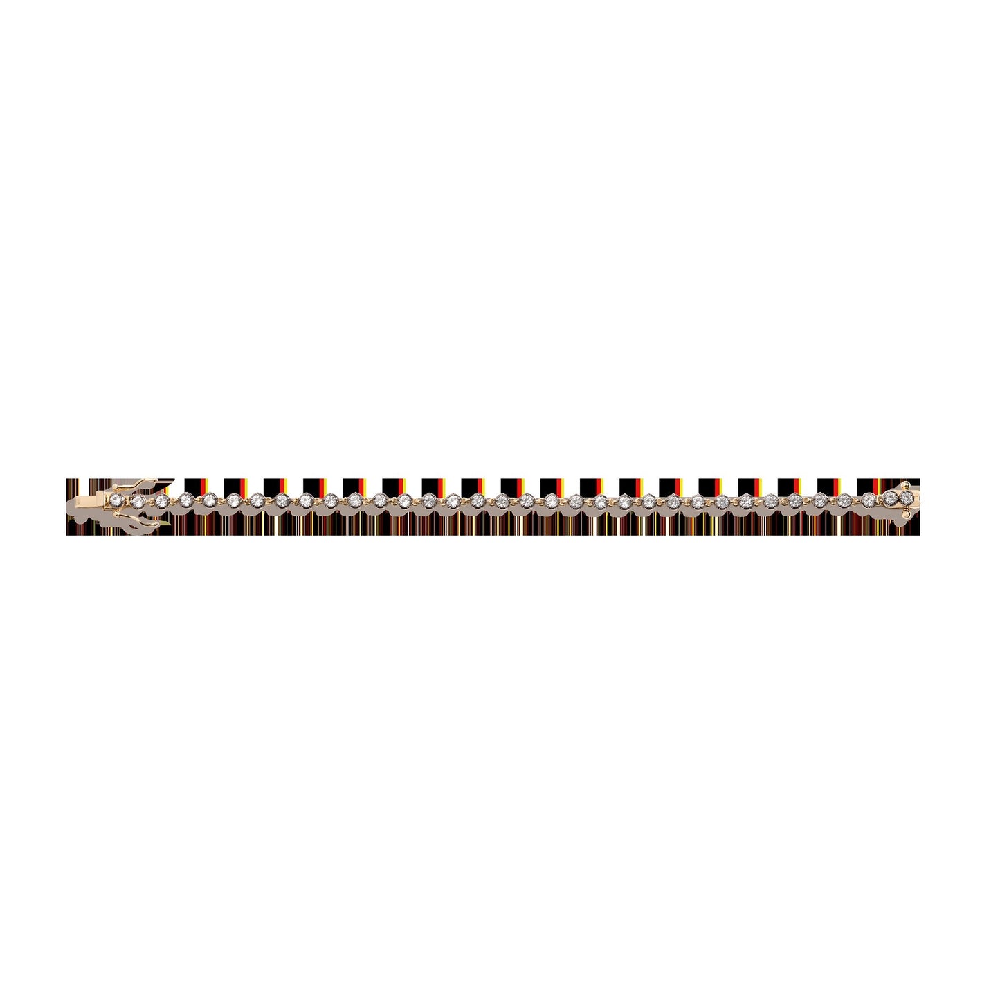 Black Rhodium Georgian Tennis Bracelet