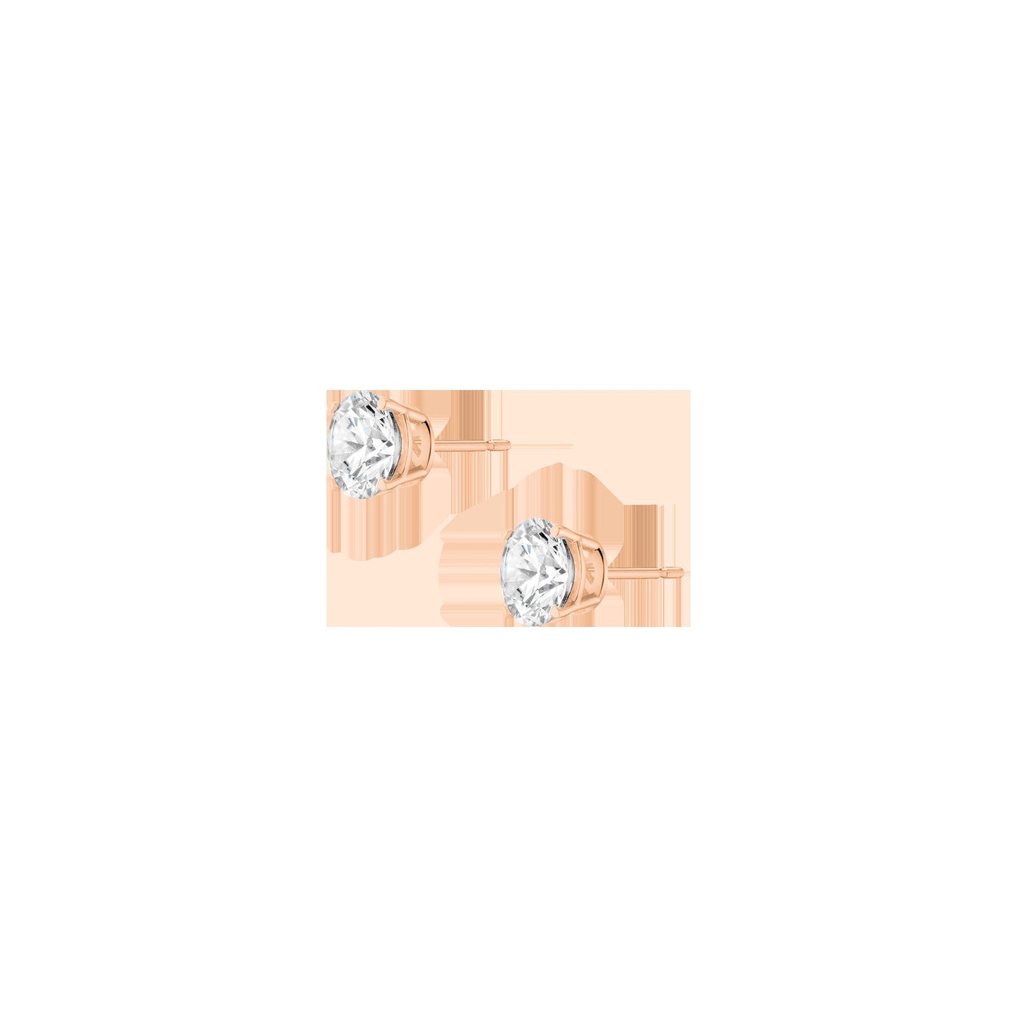 Luxury Round Lab Grown Diamond Studs