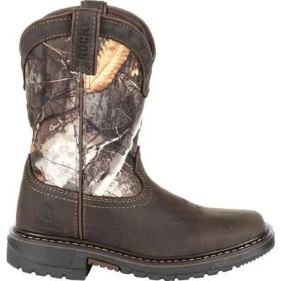 Rocky Kids' Ride FLX Waterproof Western Boot