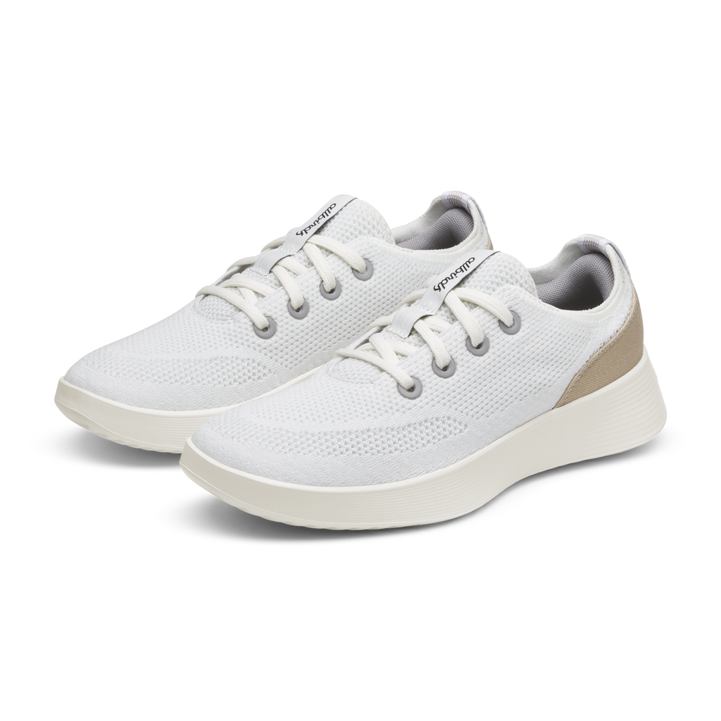 Women's Tree Runner Go - Blizzard/Light Khaki (Natural White Sole)