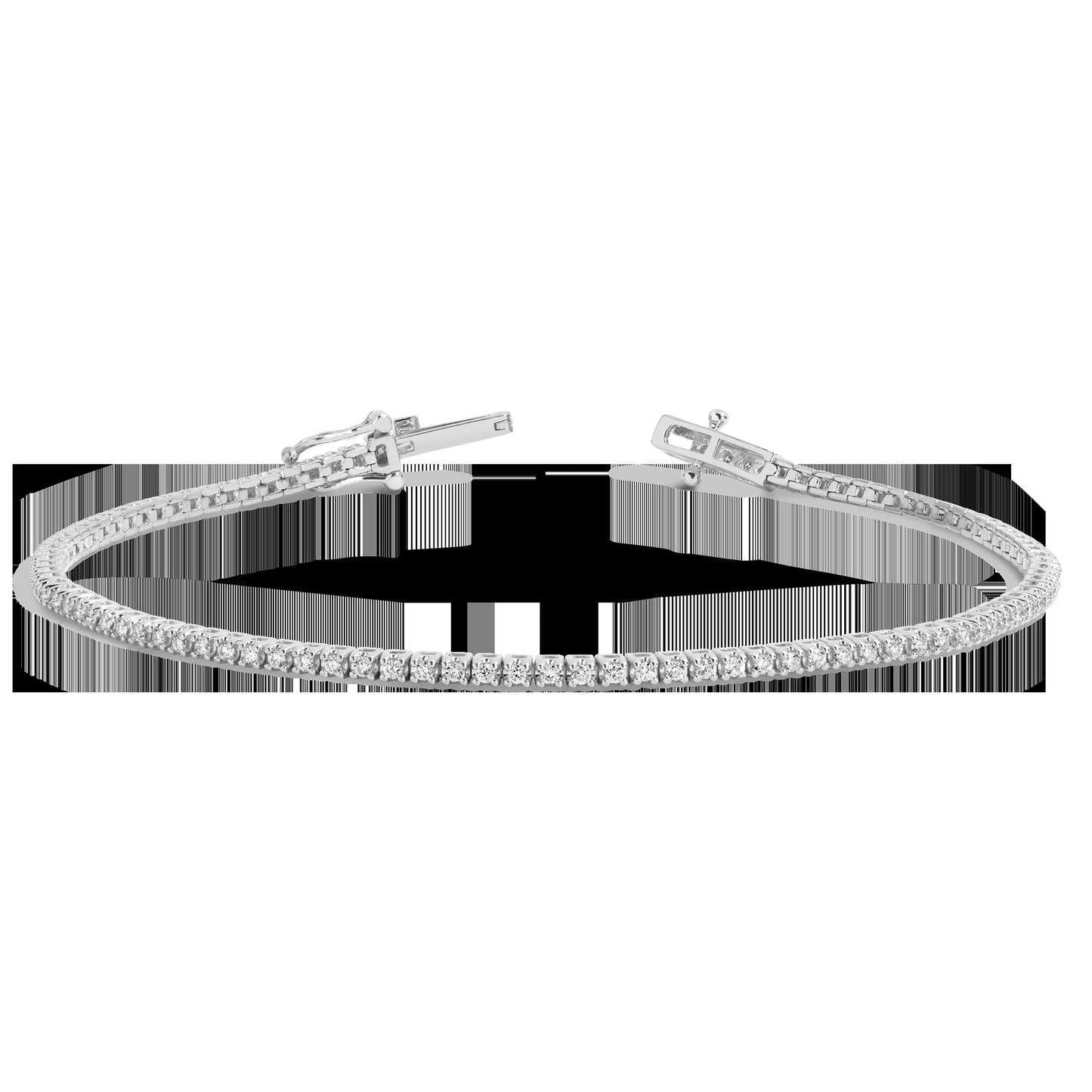 Half Carat Lab Grown Diamond Tennis Bracelet