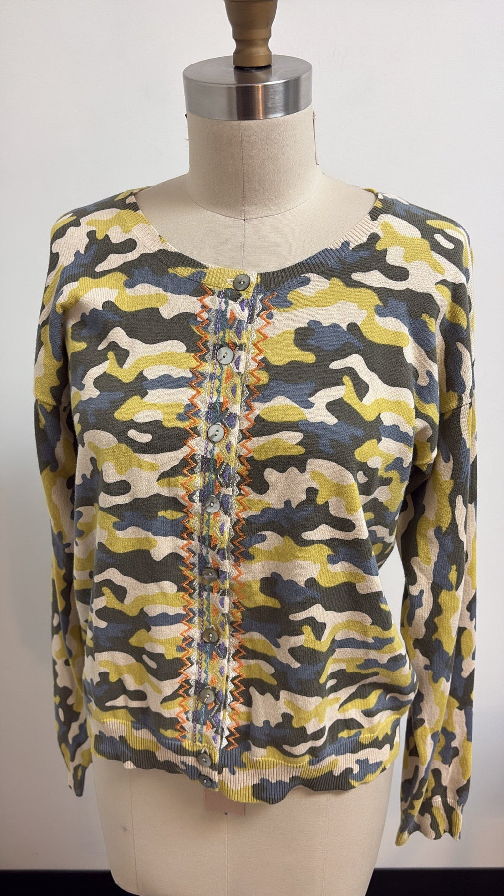Sundance 100% Cotton Green Sweater, M