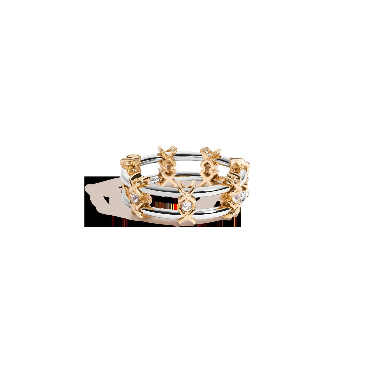 Kinetic Estate Two-Tone Ring