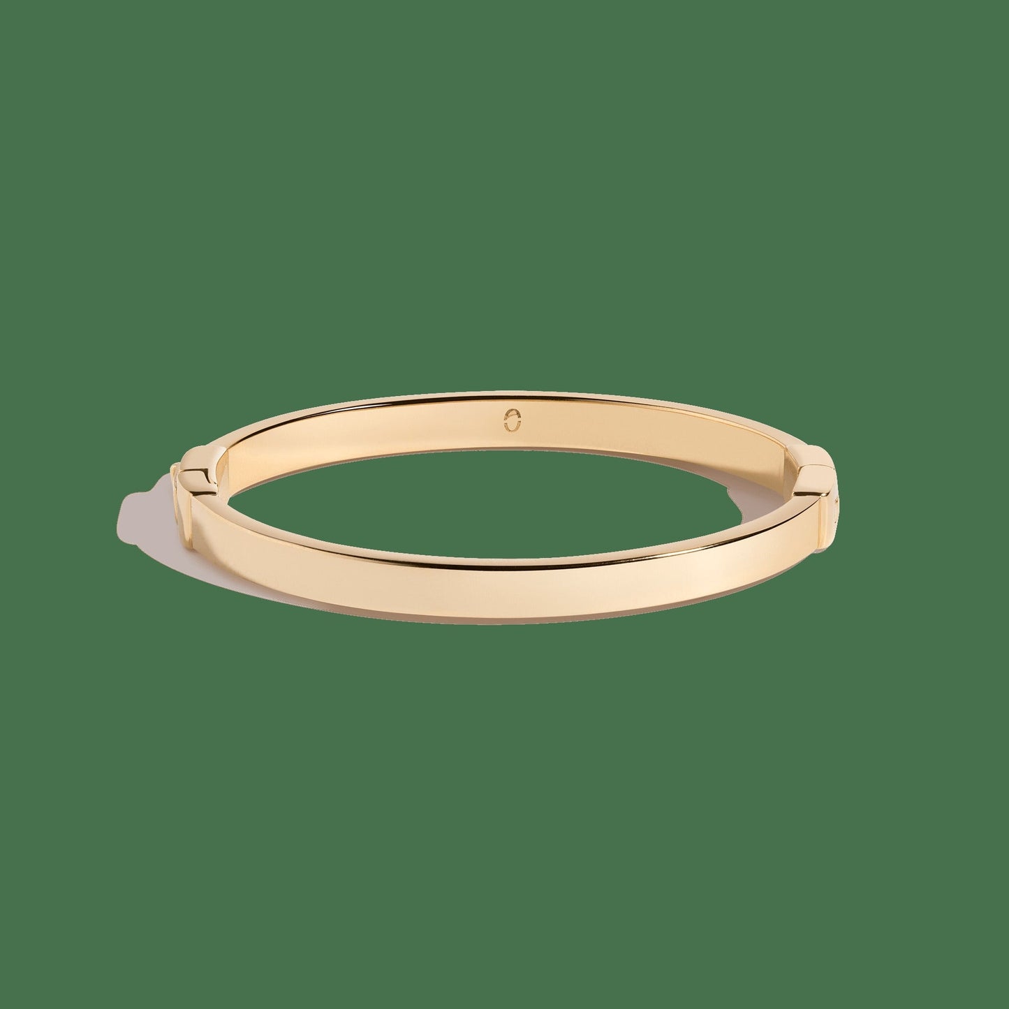 Classic Gold Hinged Bracelet