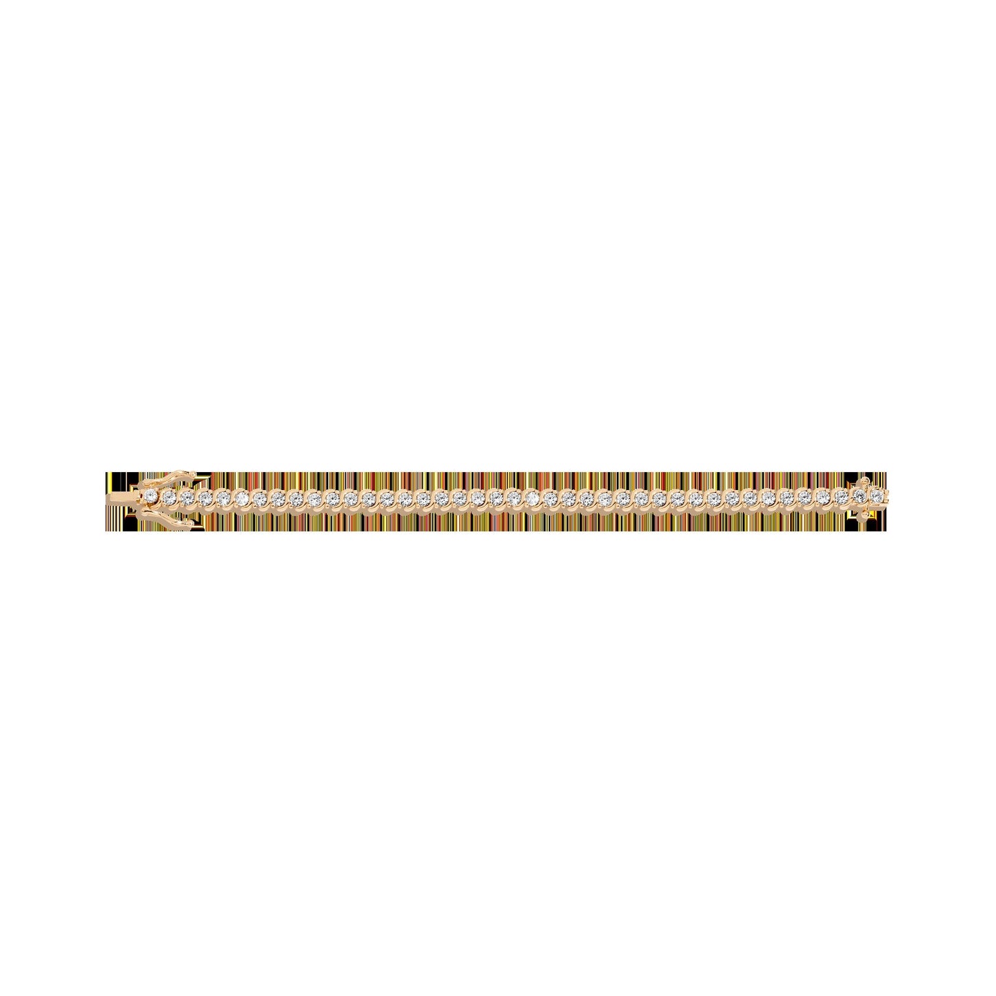 Lab Grown White Sapphire S Estate Tennis Bracelet