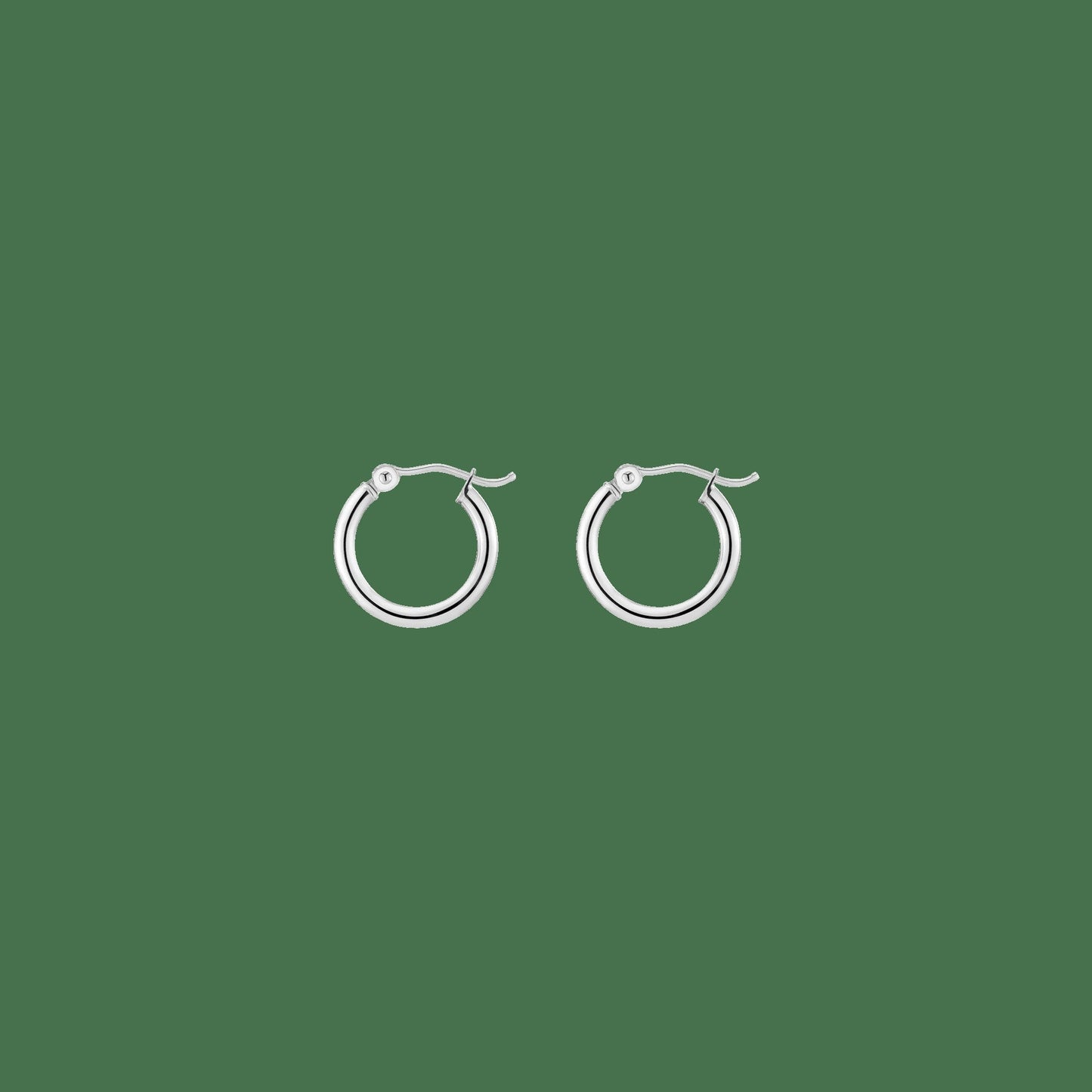 Gold Hoop Earrings - 2mm