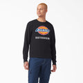 DICKIES - SKATEBOARDING LOGO GRAPHIC LONGSLEEVE BLACK