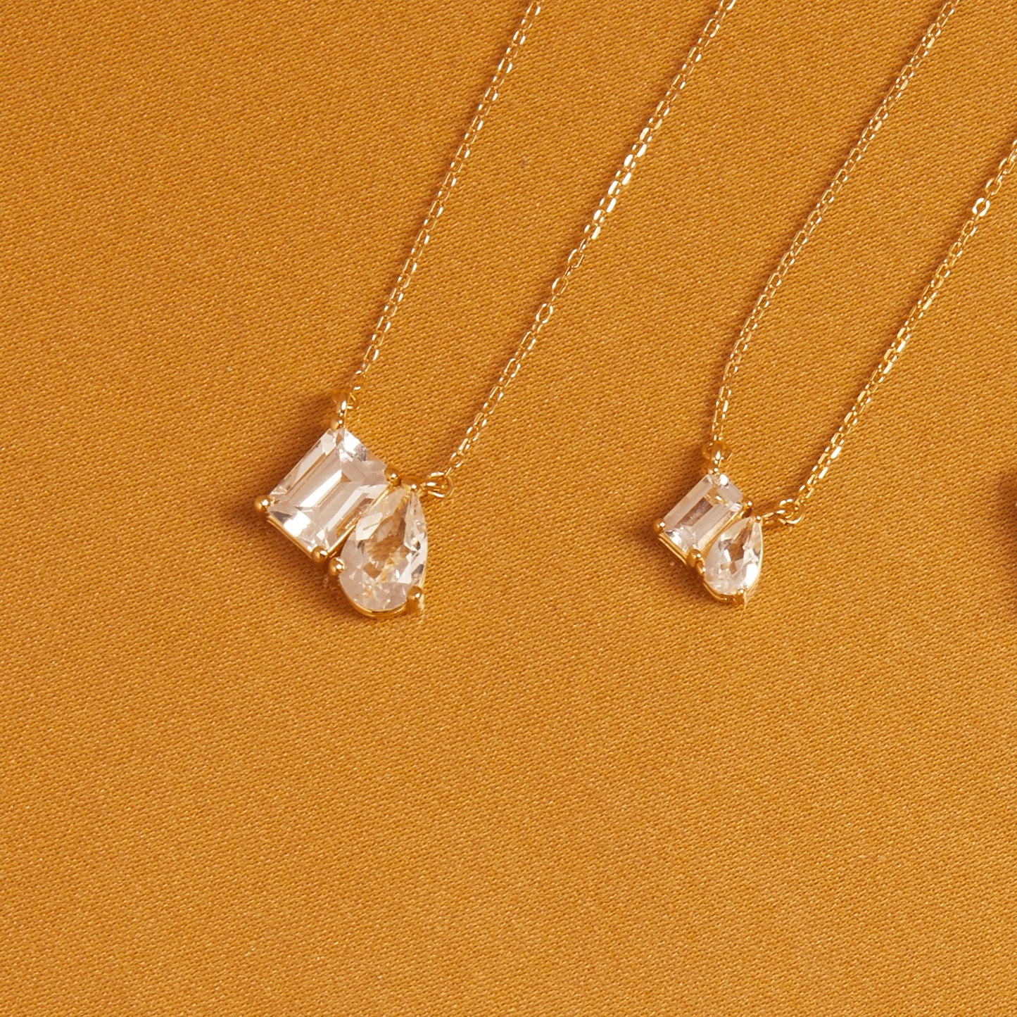 Toi et Moi Gemstone Classic Necklace