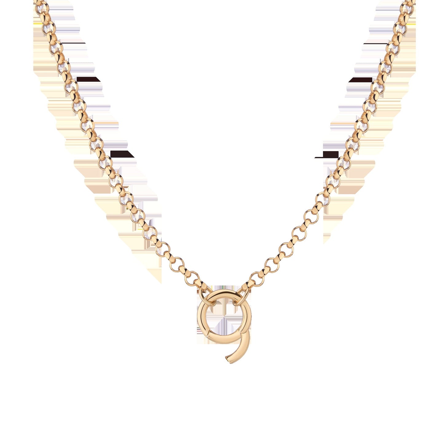 Rolo Chain Charm Necklace