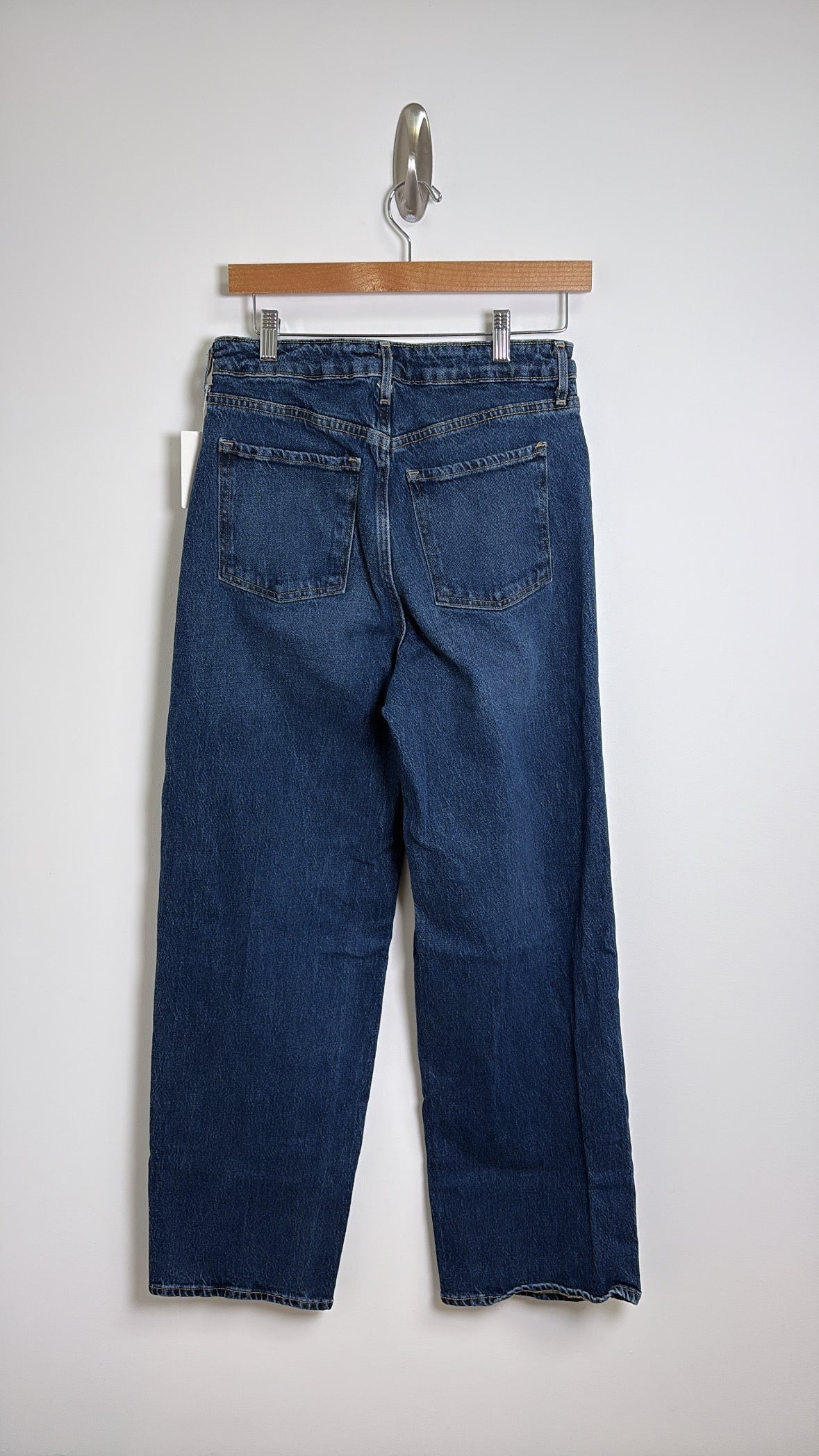 Old Navy 31" Inseam Sky Hi Wide Leg Jeans, 6