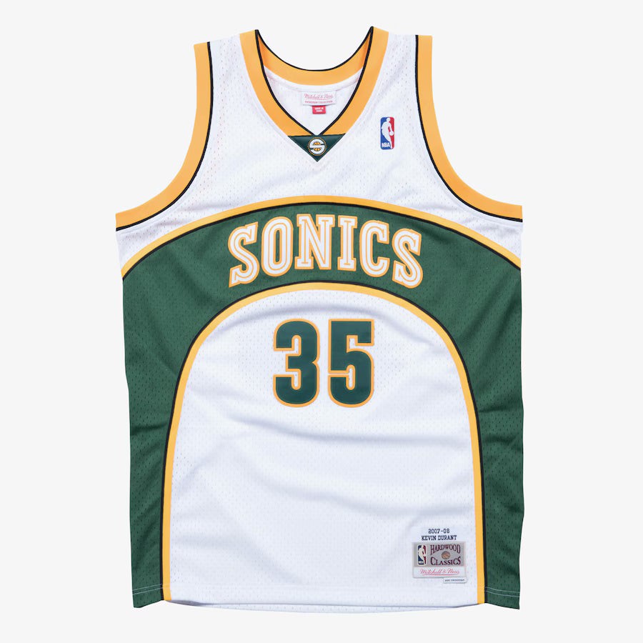 Mitchell & Ness NBA 2007 Supersonics Kevin Durant Swingman Home Jersey