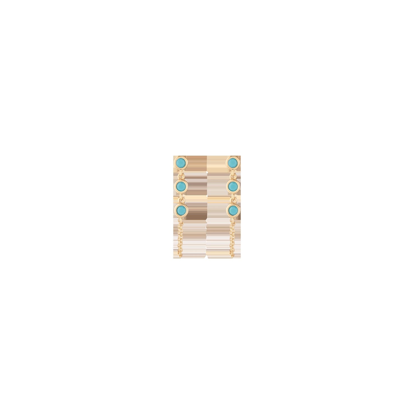 Aurate x Frye: Turquoise Station Earrings