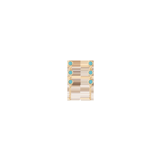 Aurate x Frye: Turquoise Station Earrings