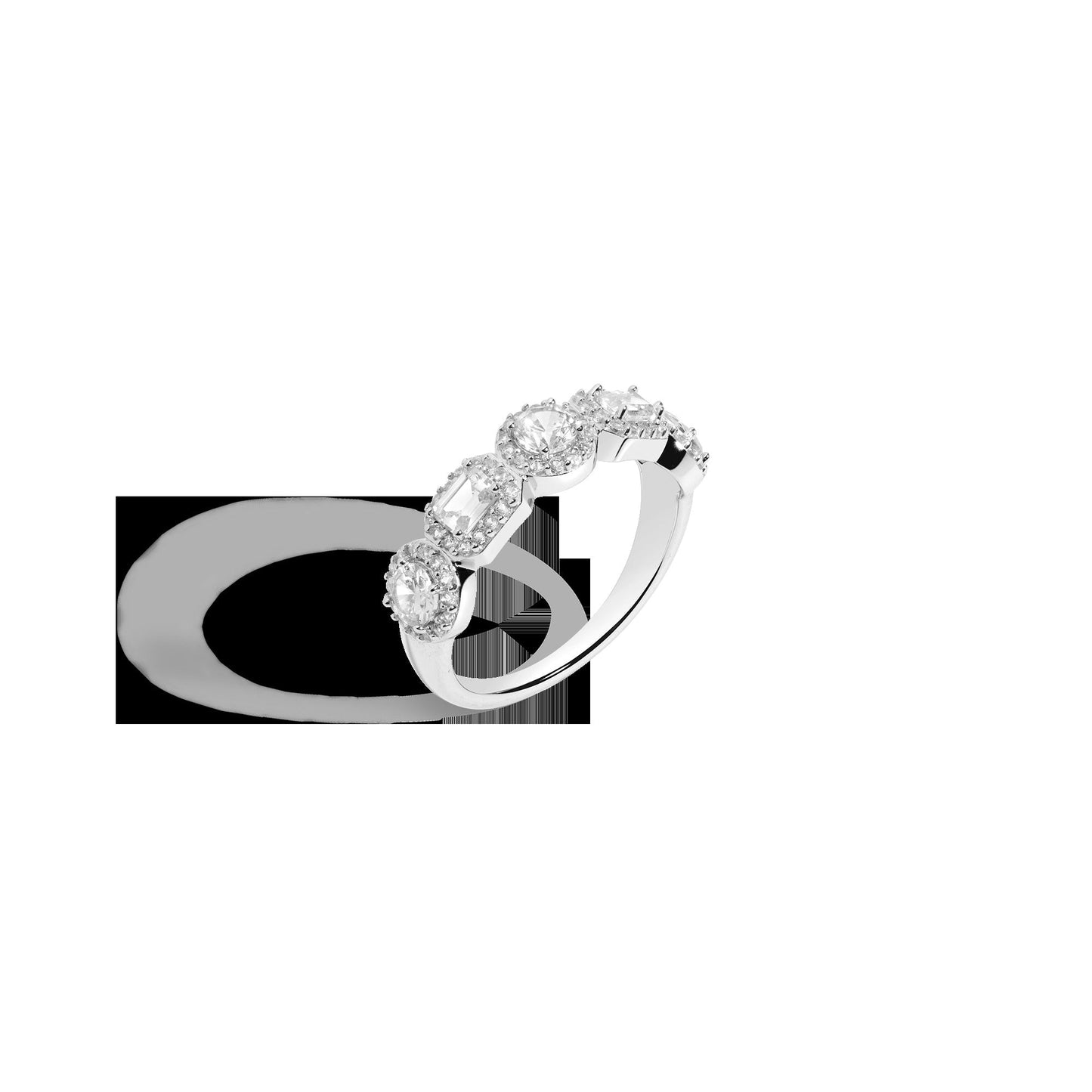 Lab Grown White Sapphire Edwardian Ring