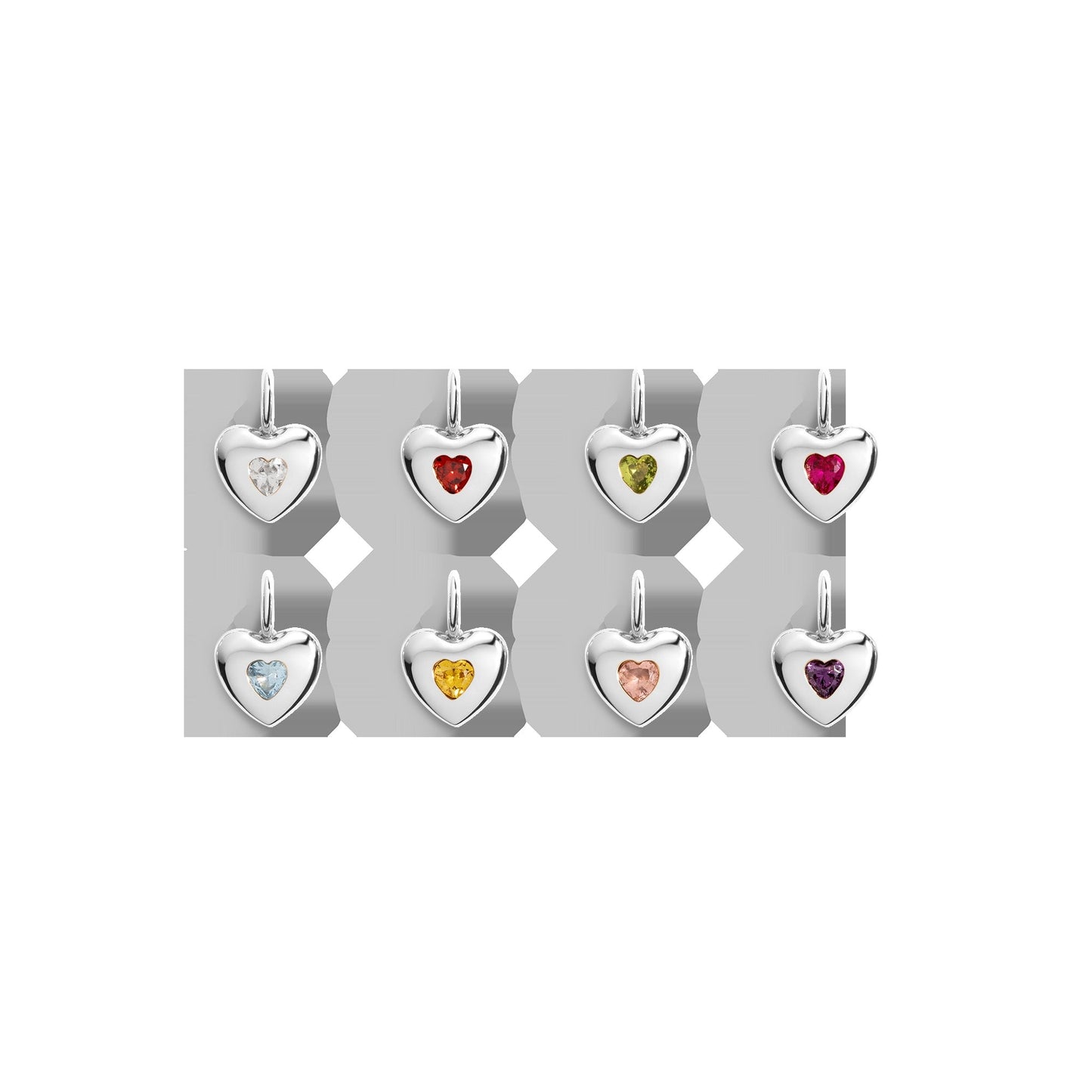 Candy Heart Charm - Yellow Canary