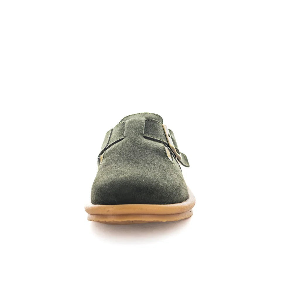 JUST BEE CUBBY KHAKI SUEDE
