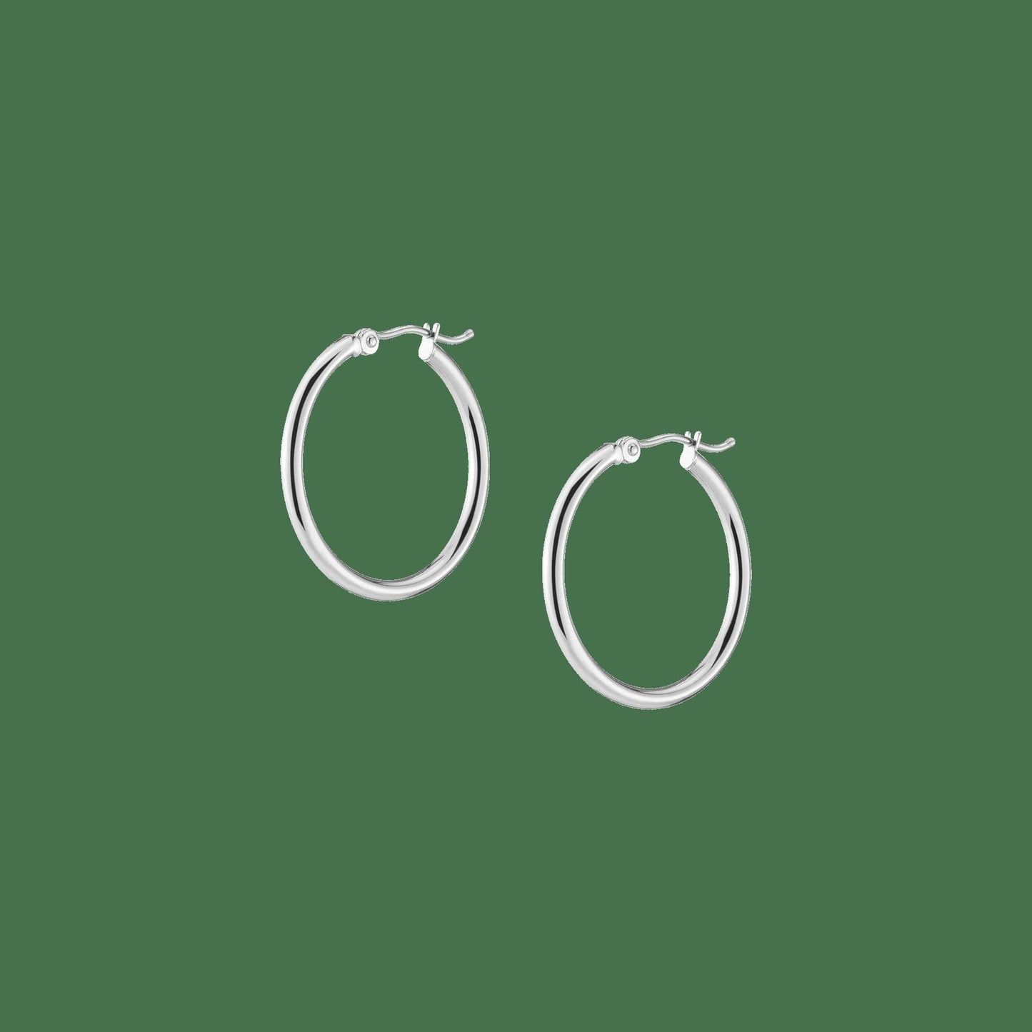 Gold Hoop Earrings - 2mm