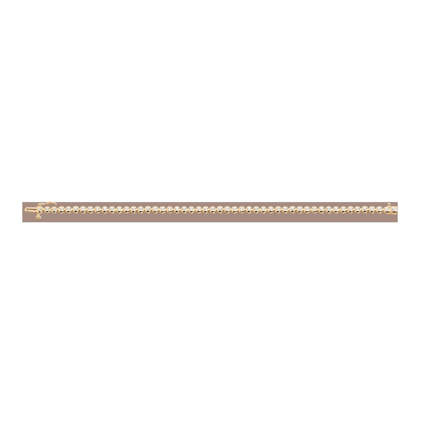 Mini Lab Grown Diamond Tennis Bracelet