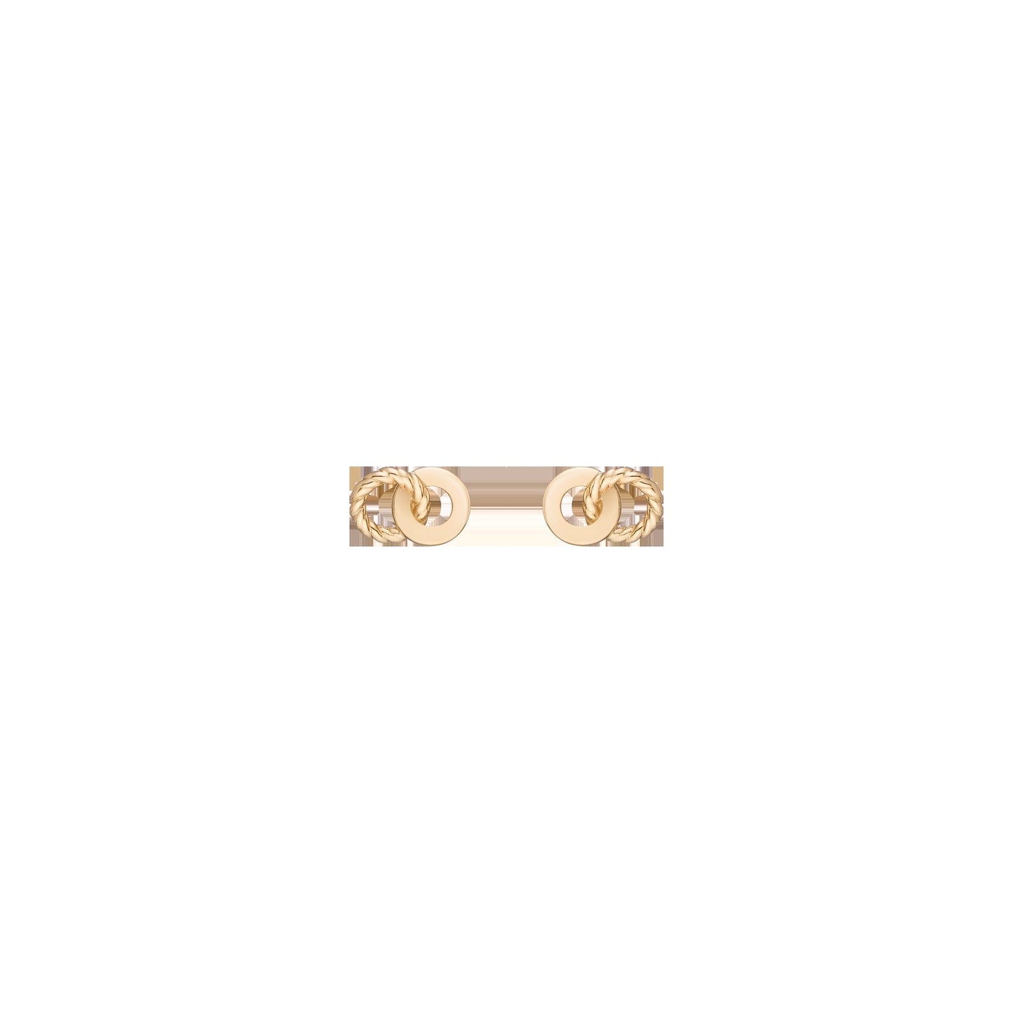 Twist Connection Stud Earrings
