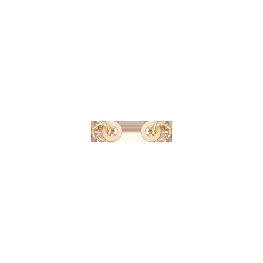 Twist Connection Stud Earrings