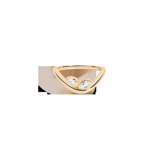 Georgian Toi et Moi Ring