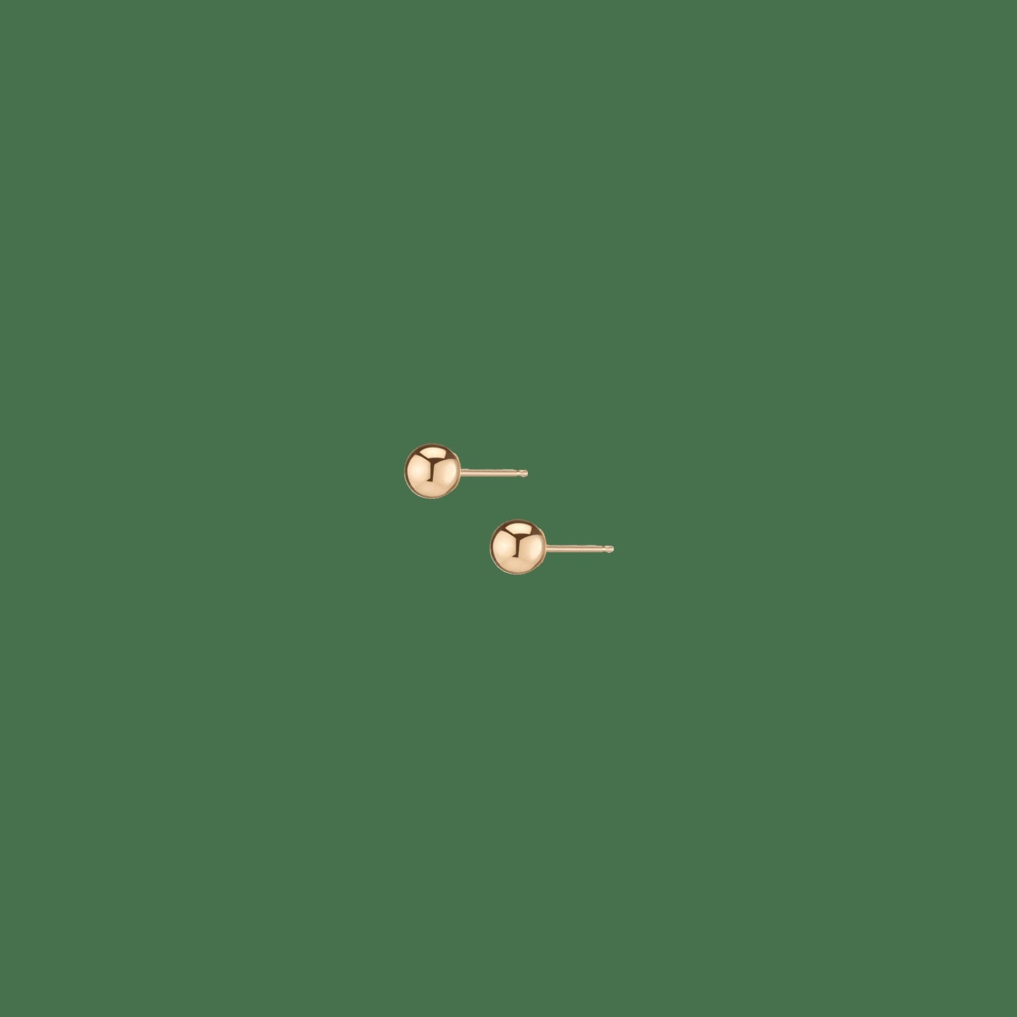 Gold Ball Studs 5mm