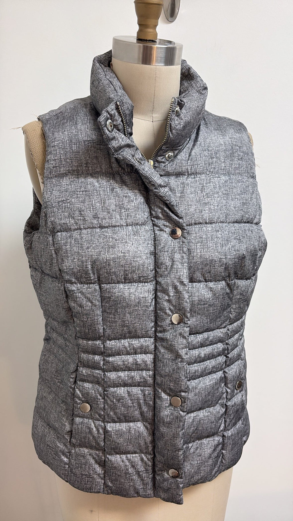 Charter Club Gray Vest, M